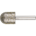 Bild von Diamant-Schleifstift Walzenrund 24x30x8 mm D852 zum Schleifen von Grau-und Sphäroguss