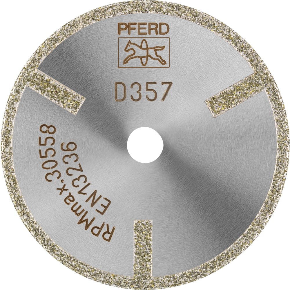 Picture of Diamant-Trennscheibe D1A1R 50x2,0x6,0mm D357 (grob) mit Schutzsegment für GFK/CFK