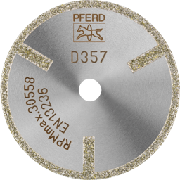 Bild von Diamant-Trennscheibe D1A1R 50x2,0x6,0mm D357 (grob) mit Schutzsegment für GFK/CFK
