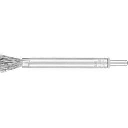 Bild von lange Pinselbürste ungezopft PBUL Ø10mm Schaft-Ø6 mm Stahl-Draht-Ø0,30