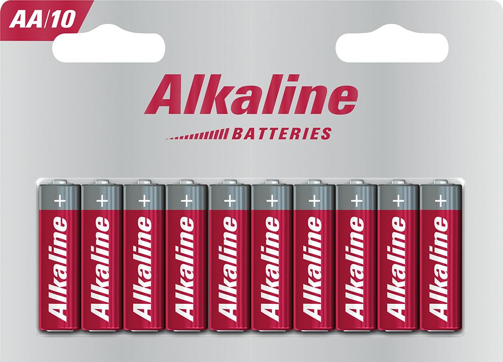 Picture of Alkaline Batteries AA 10er Blister 1st price