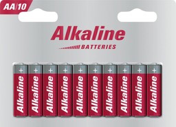 Bild von Alkaline Batteries AA 10er Blister 1st price