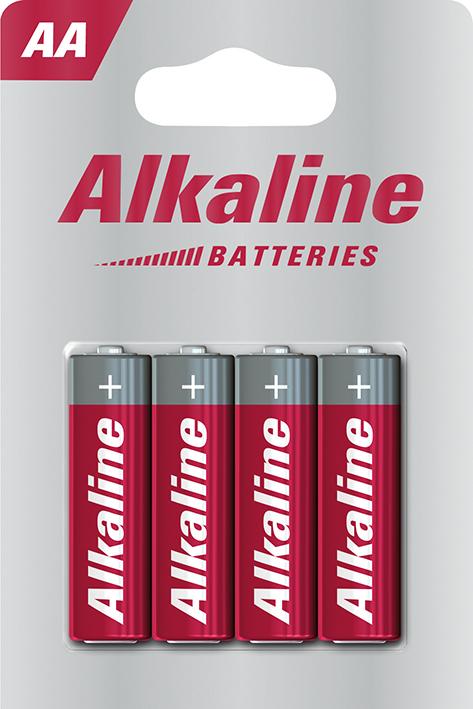 Picture of Alkaline Batteries AA 4er Blister 1st price