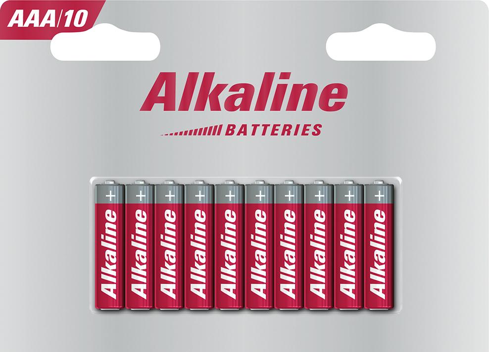 Picture of Alkaline Batteries AAA 10er Blister 1st price