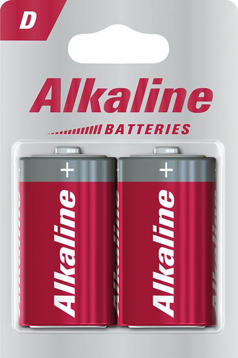 Bild von Alkaline Batteries D 2er Blister 1st price