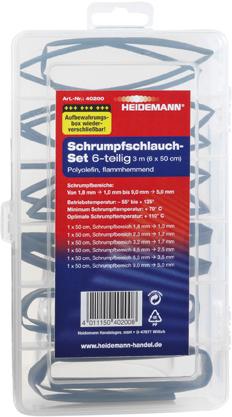 Imagen para la categoría Schrumpfschlauch-Set 6-teilig