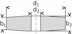 Bild von Schleifscheibe für Geradschleifer, 100 mm, 20 mm, 24
