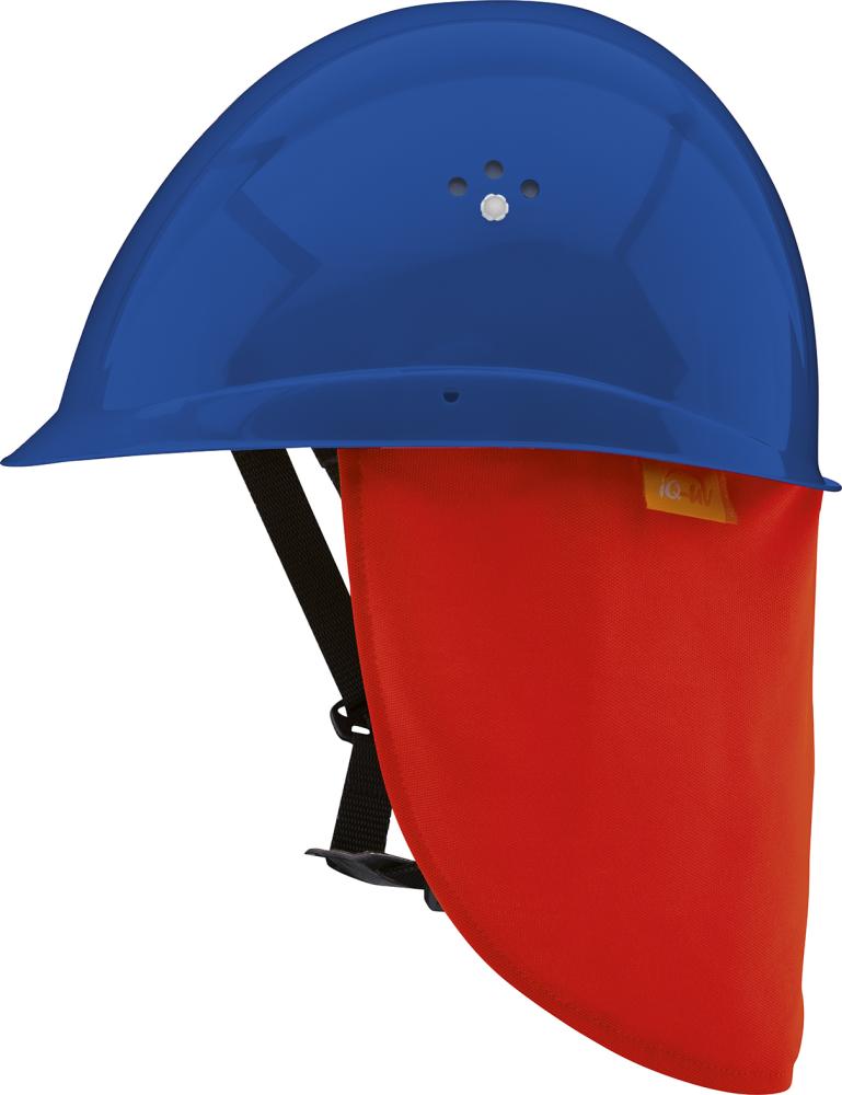 Bild von Helm INAP Profiler plus6/UV,UV-Nackenschutz,blau