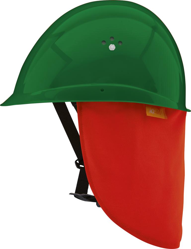 Bild von Helm INAP Profiler plus6/UV,UV-Nackenschutz,grün