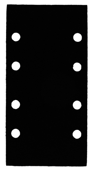 Bild von Schleiftellerschoner, 93 x 186 mm, 2x. Für Exzenterschleifer