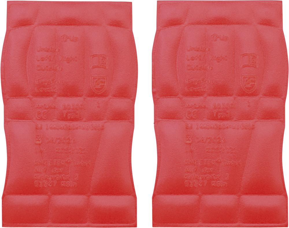 Kniepolster ErgoPad rot 1 Paar FORTIS