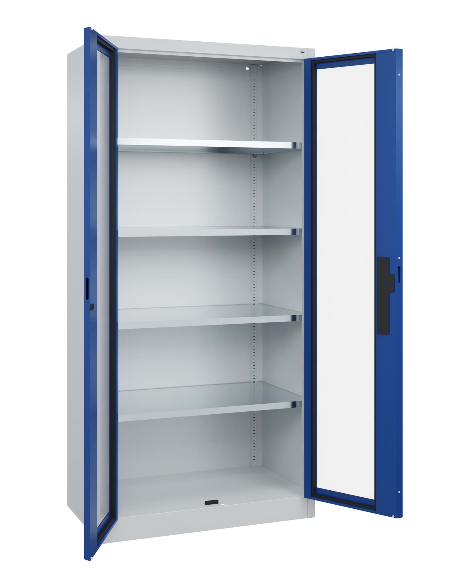 Schrank mit Sichtfenster 8921-055 / 7035 / 5010