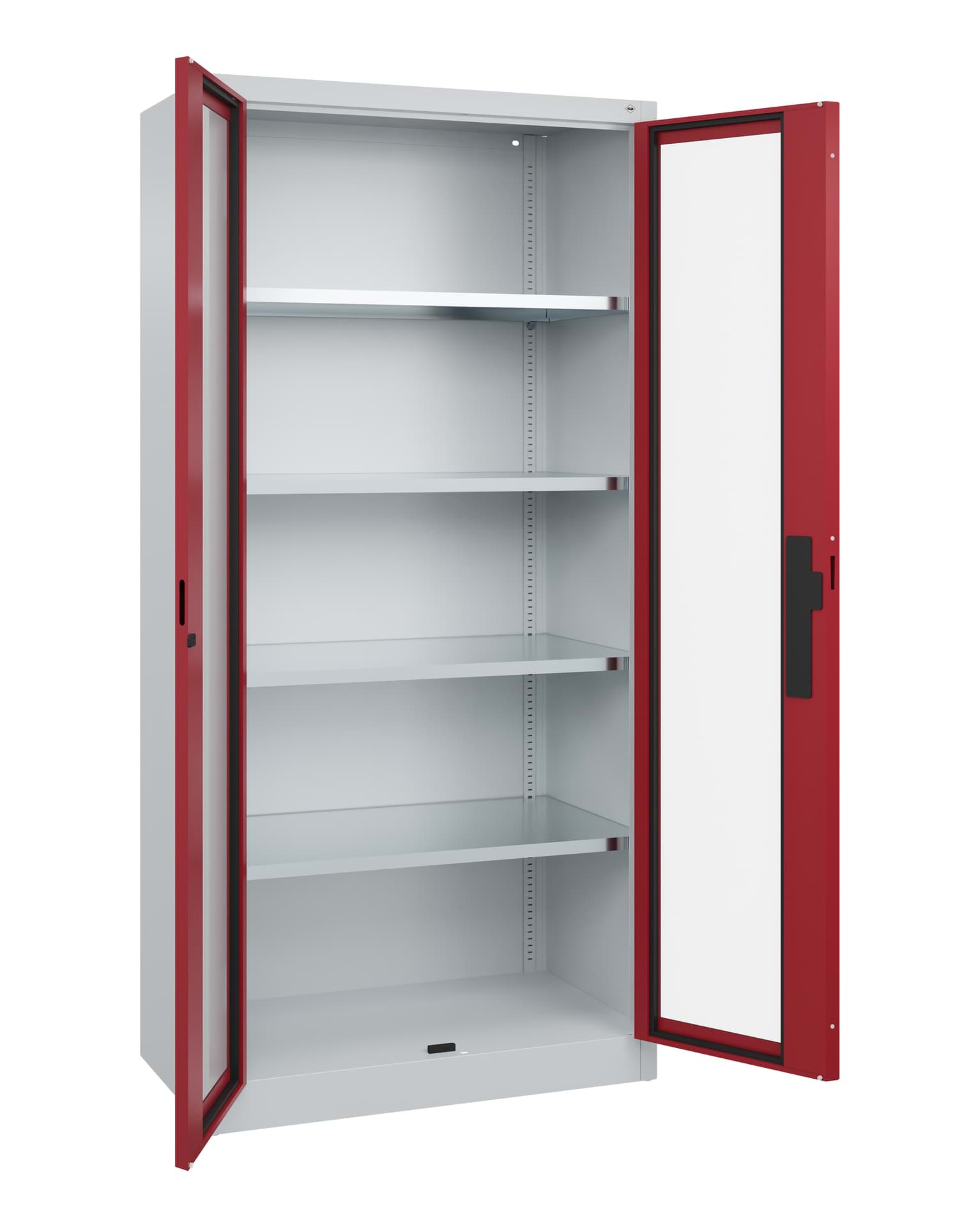 Schrank mit Sichtfenster 8921-055 / 7035 / 3003