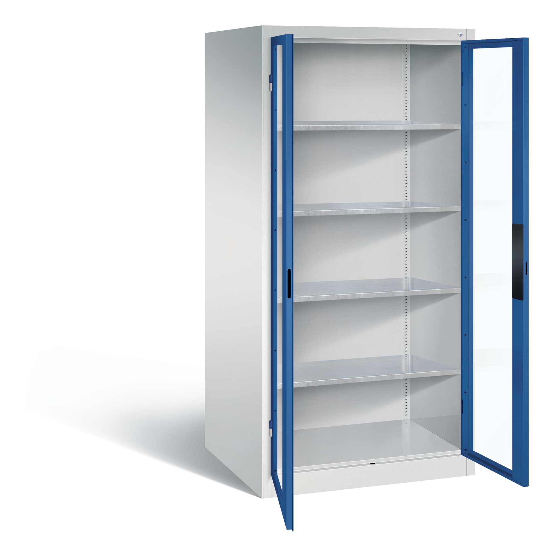 Schrank mit Sichtfenster 8924-055 / 7035 / 5010