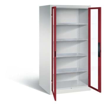 Schrank mit Sichtfenster 8924-055 / 7035 / 3003
