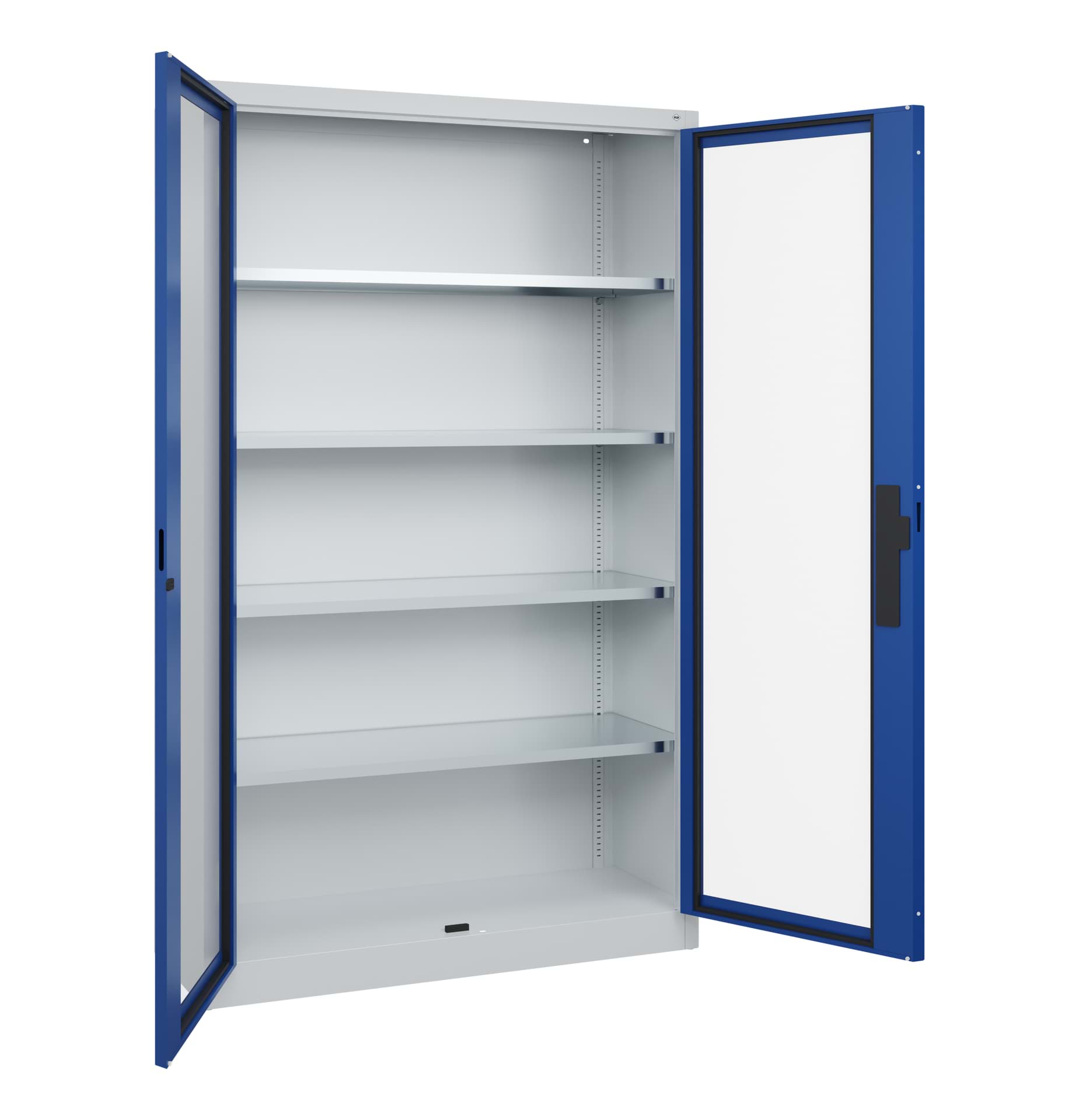 Schrank mit Sichtfenster 8930-055 / 7035 / 5010