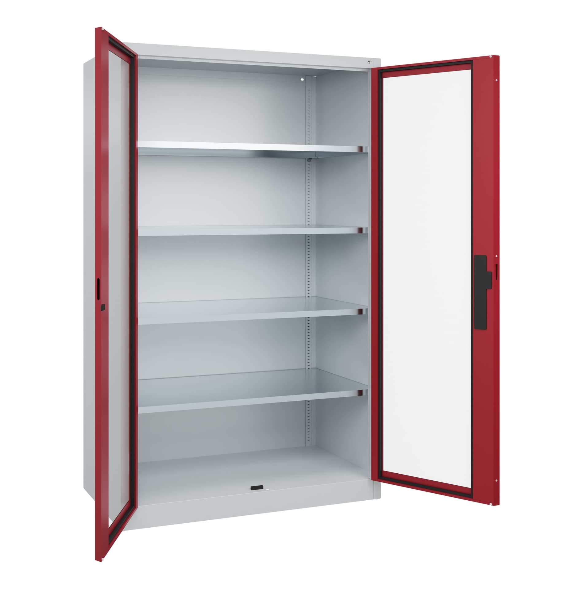 Schrank mit Sichtfenster 8932-055 / 7035 / 3003