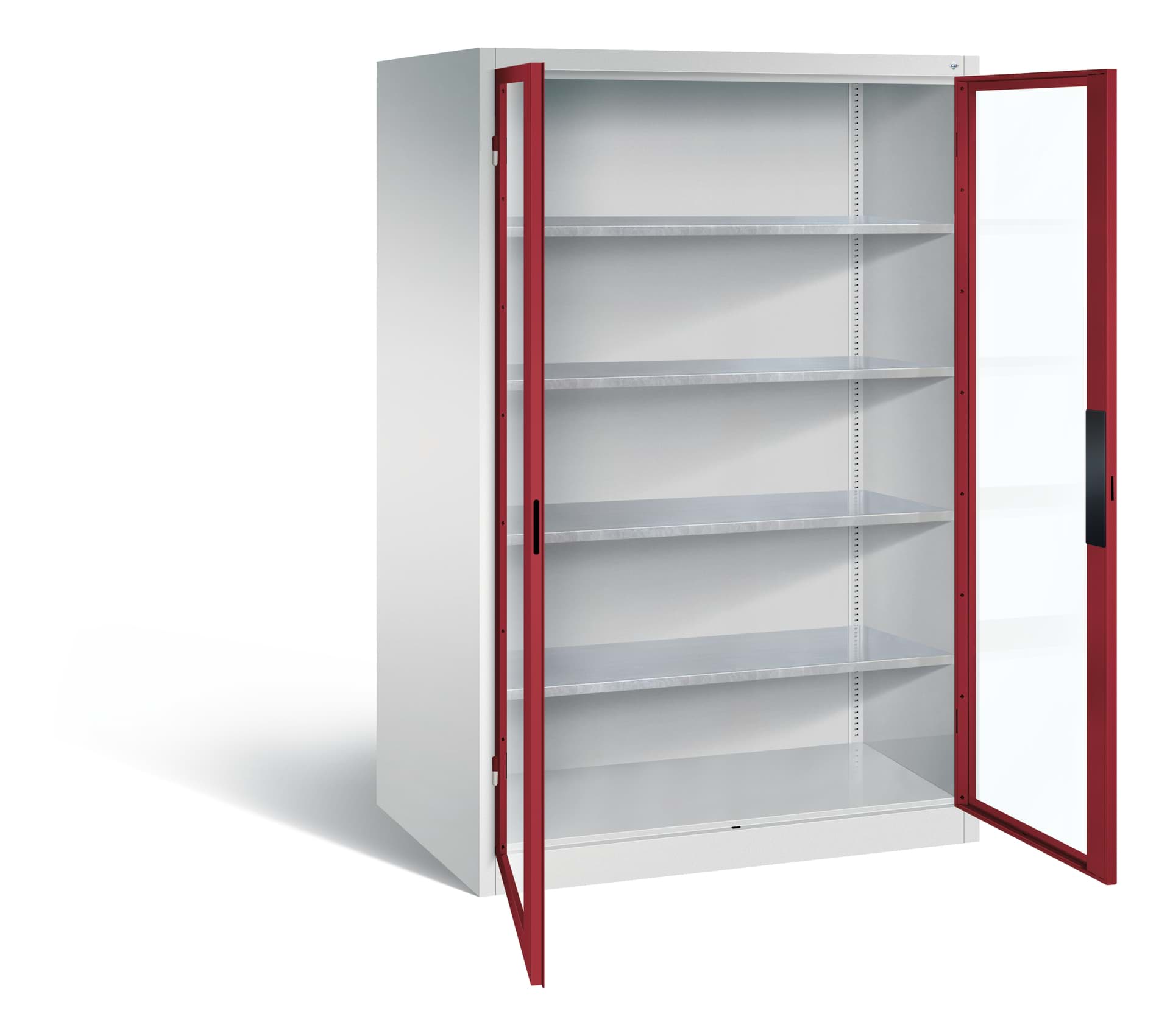 Schrank mit Sichtfenster 8934-055 / 7035 / 3003
