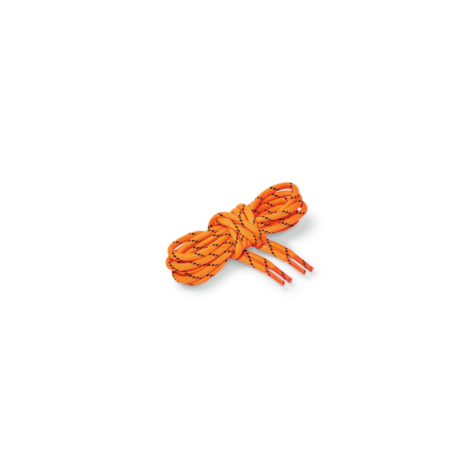 Schnürsenkel (rund) 230 cm, orange-schwarz, für Motorsägenstiefel