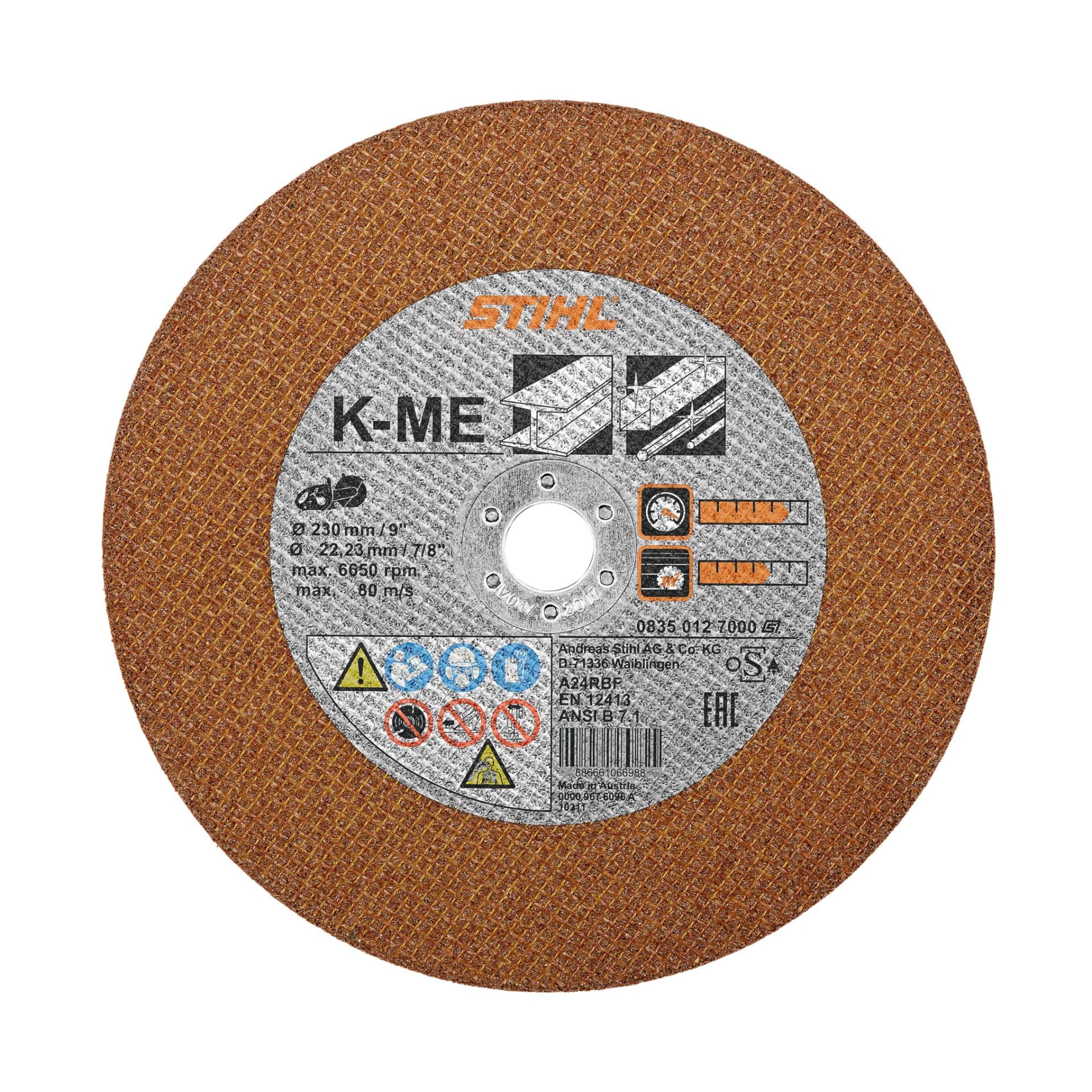 Trennscheibe K-ME Ø 230mm/9"