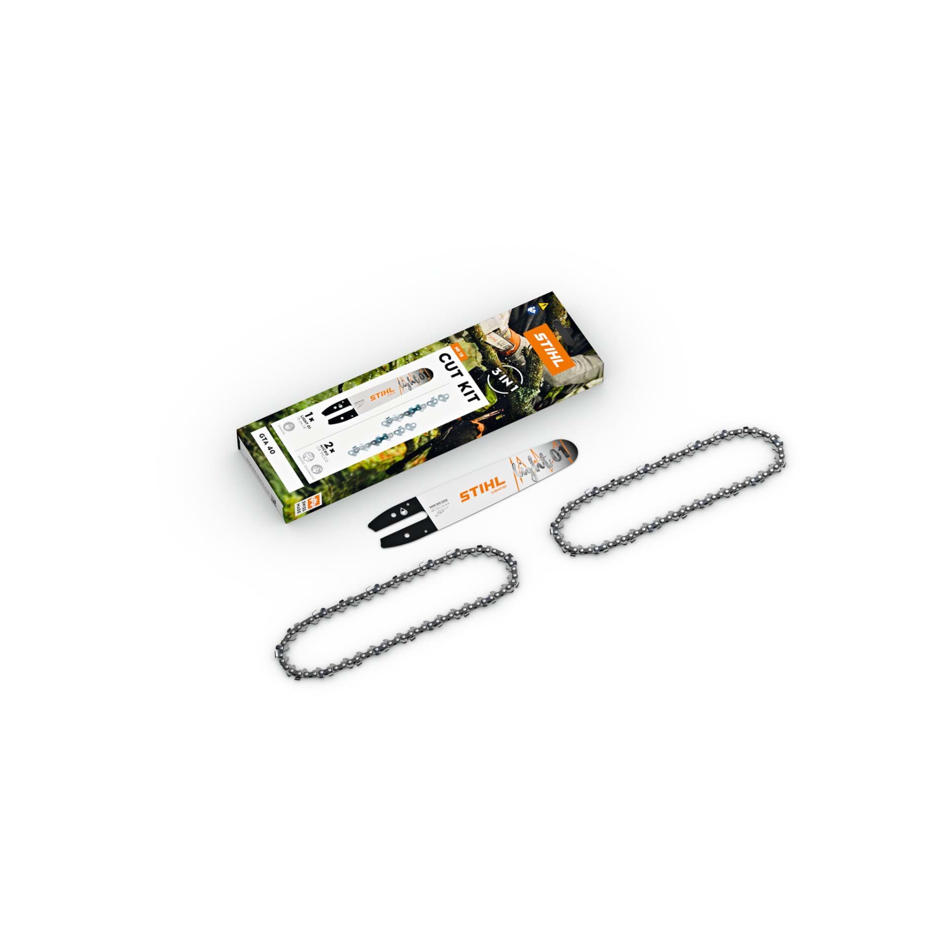 Cut Kit 18, Schiene Light 01 15cm/6", Kette PM3, 1,1mm/.043"