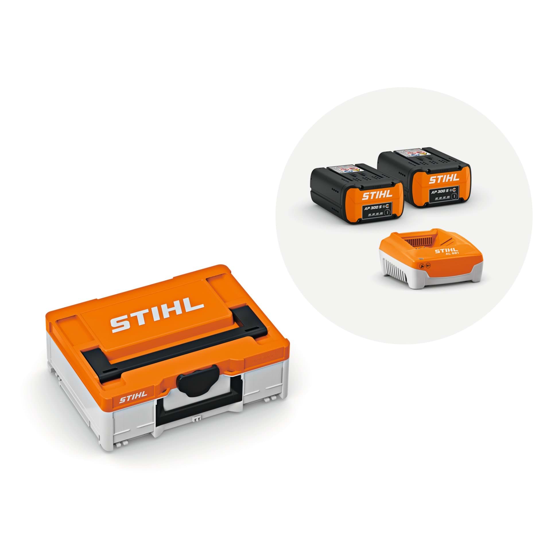Akku-Box mit 2x AP 300 S und AL 501