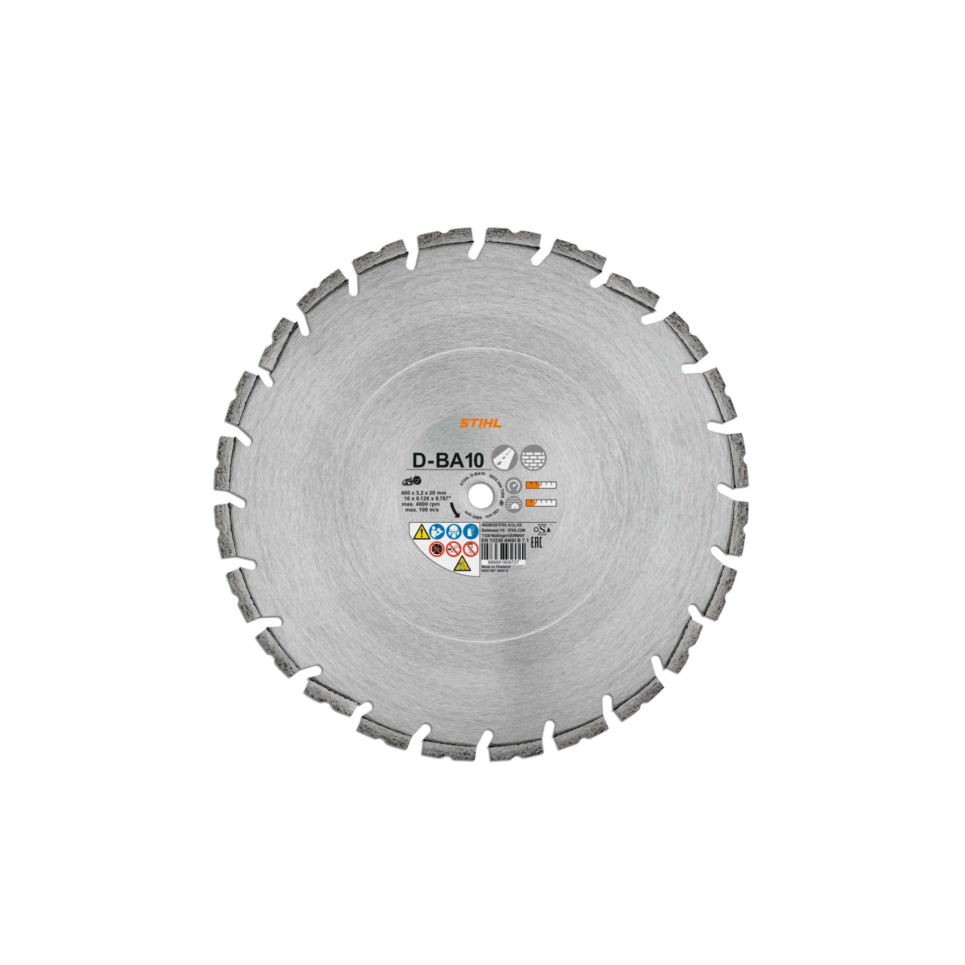Trennscheibe D-BA10 Ø 300mm/12"