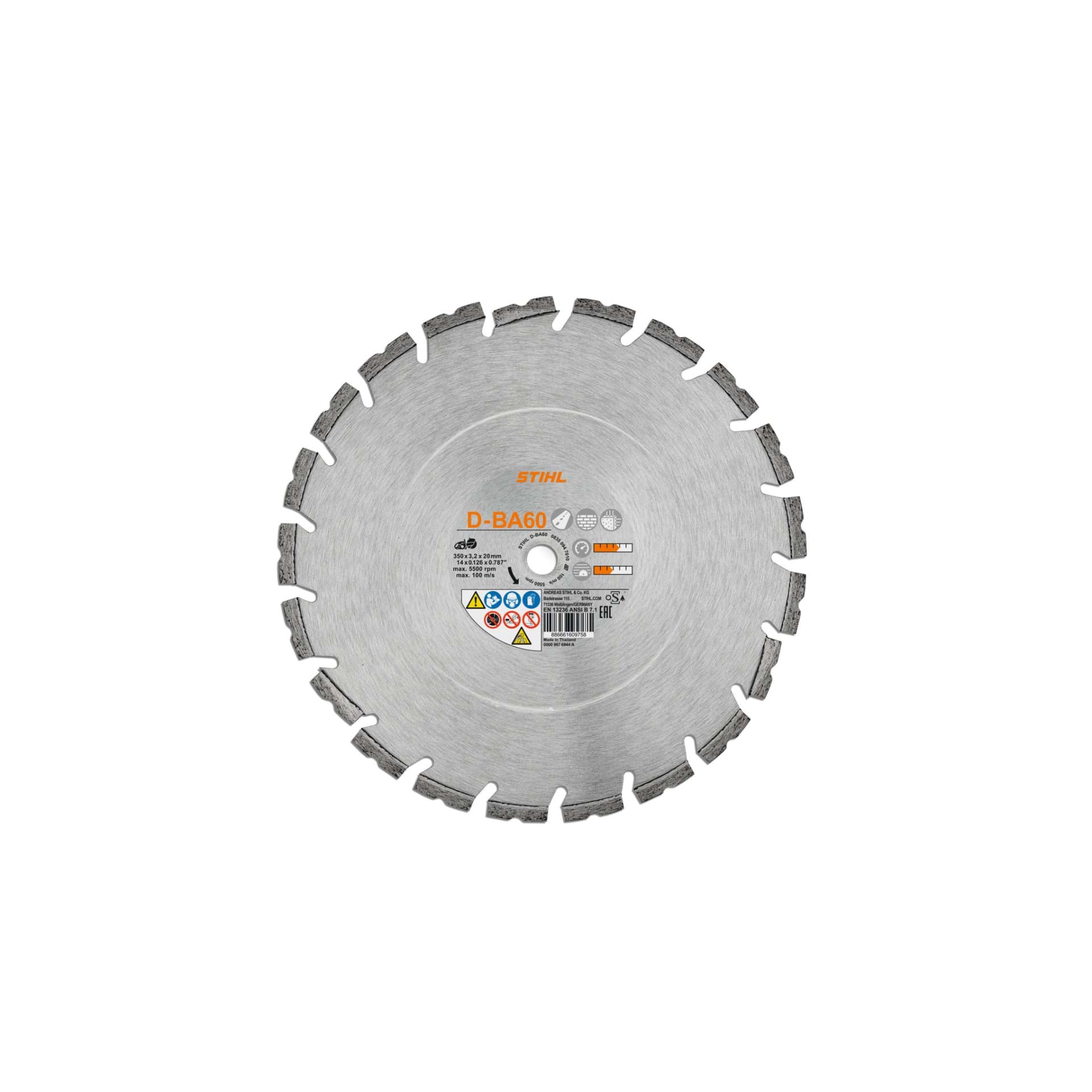 Trennscheibe D-BA60 Ø 300mm/12"
