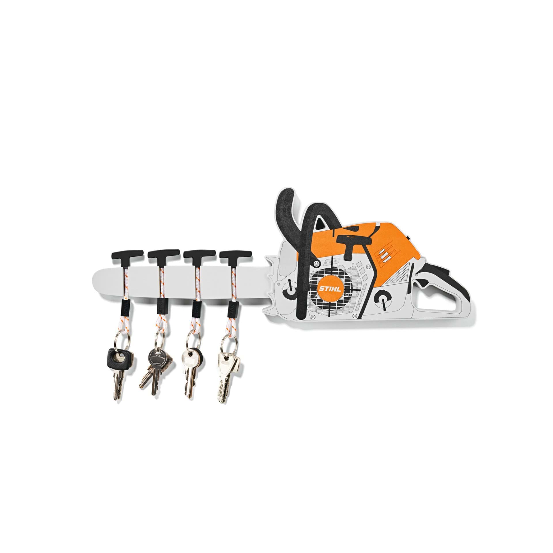 Schlüsselbrett Motorsäge mit Magnet