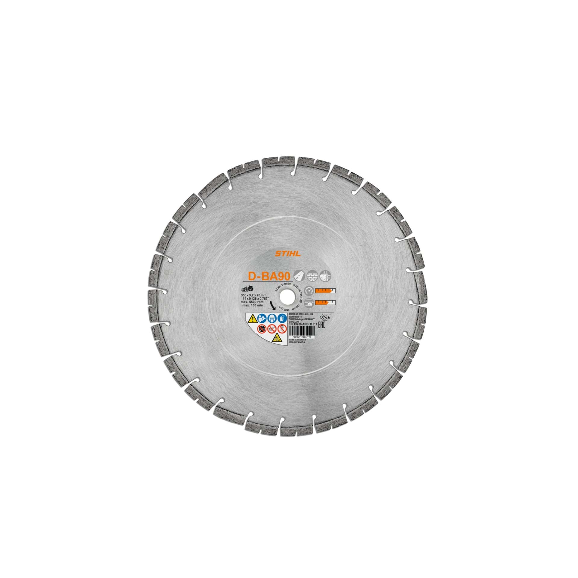 Trennscheibe D-BA90 Ø 350mm/14"