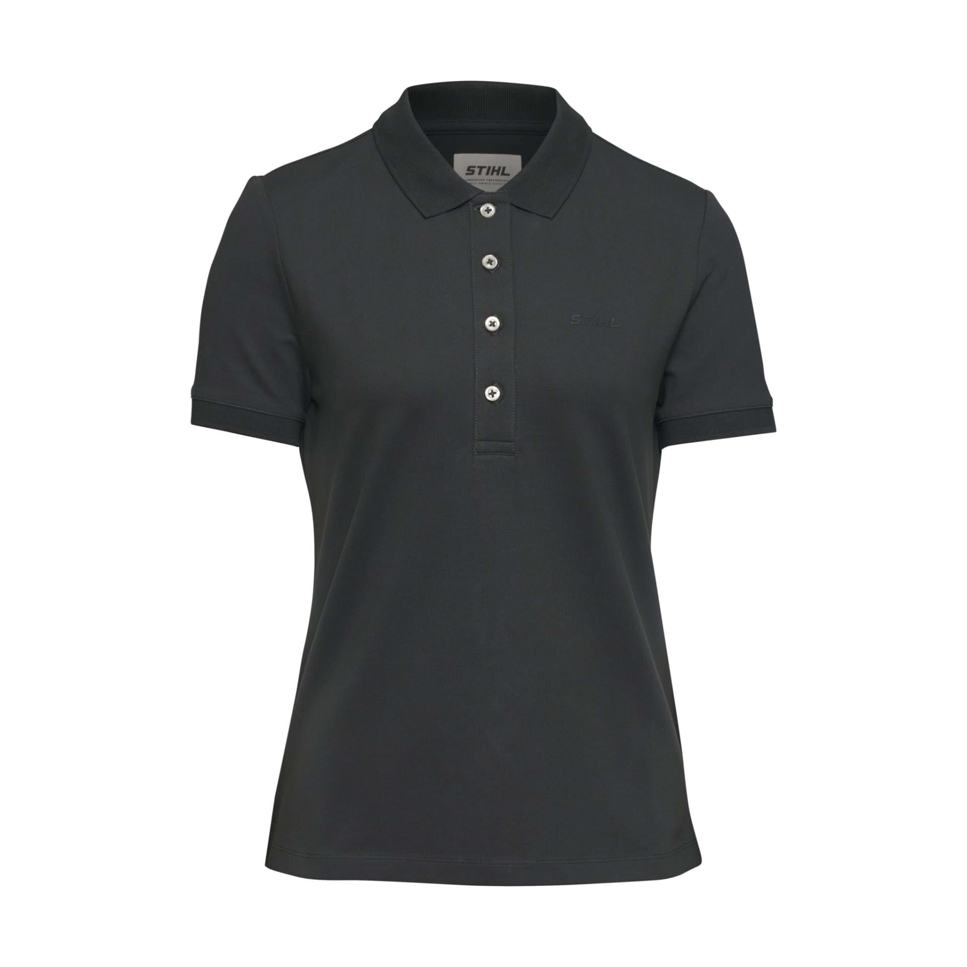 Poloshirt Gr. XS Damen BASIC GREY