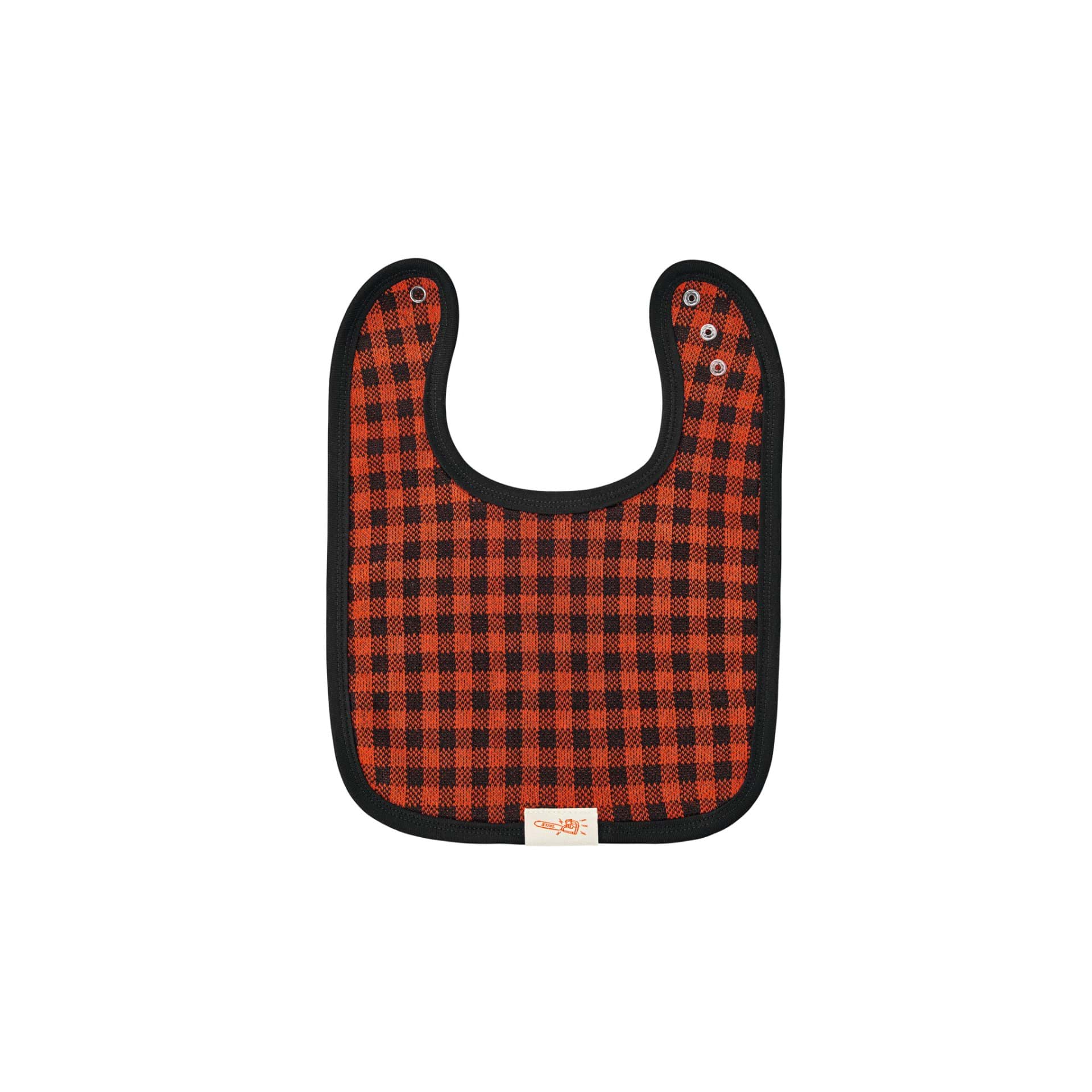 Lätzchen BABY LUMBERJACK Rot/Schwarz