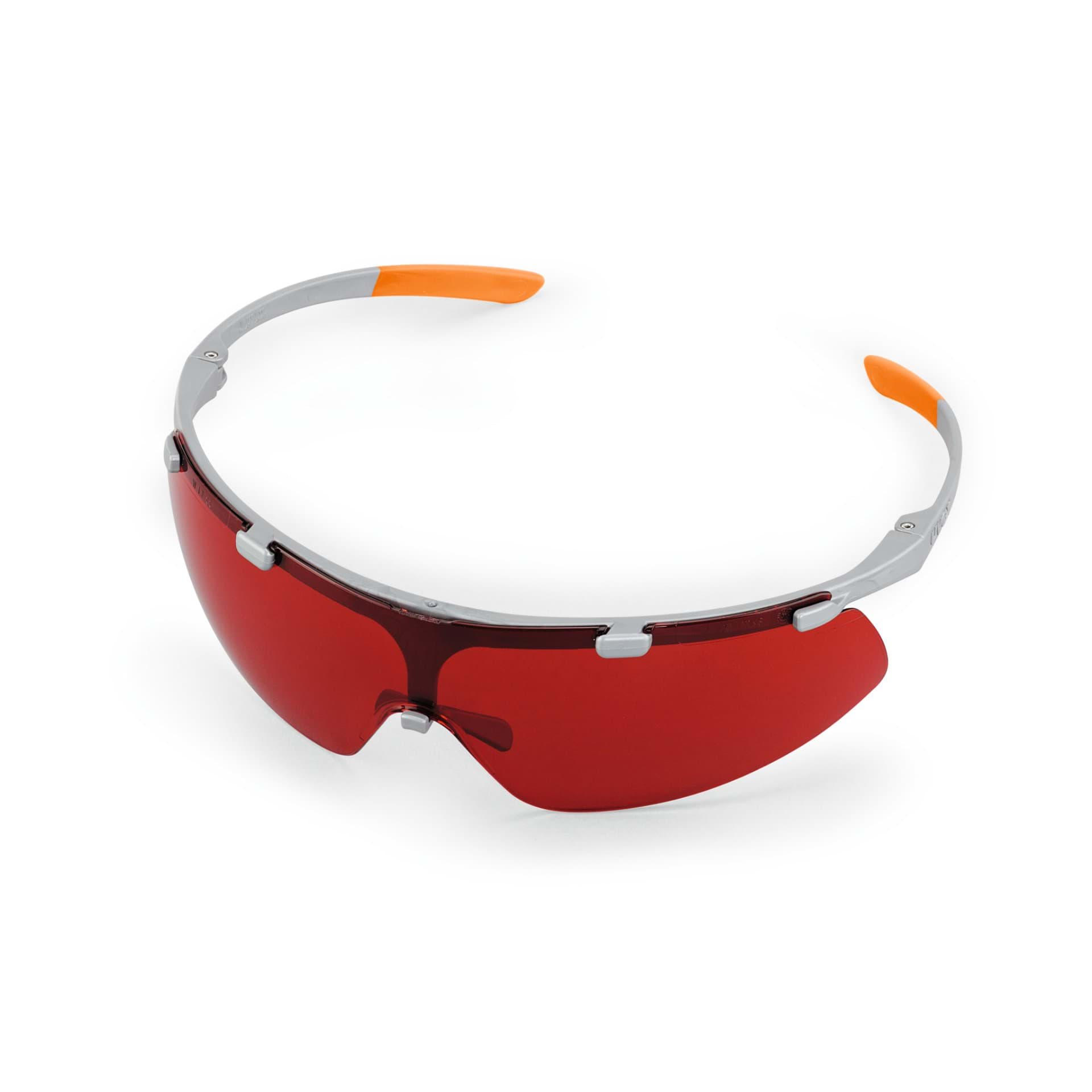 Schutzbrille, ADVANCE Super Fit rot