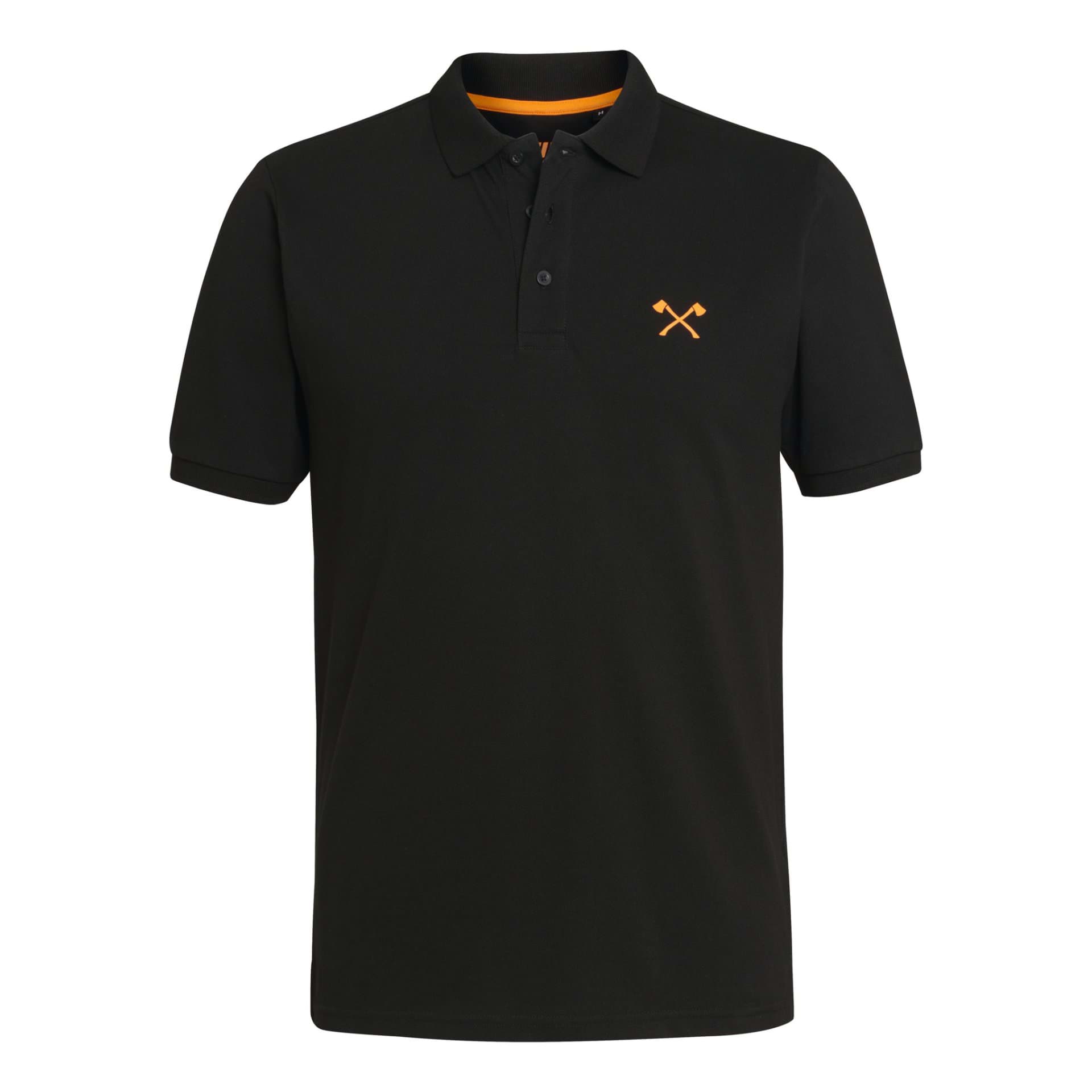 STIHL Poloshirt SMALL AXE schwarz, Gr. S