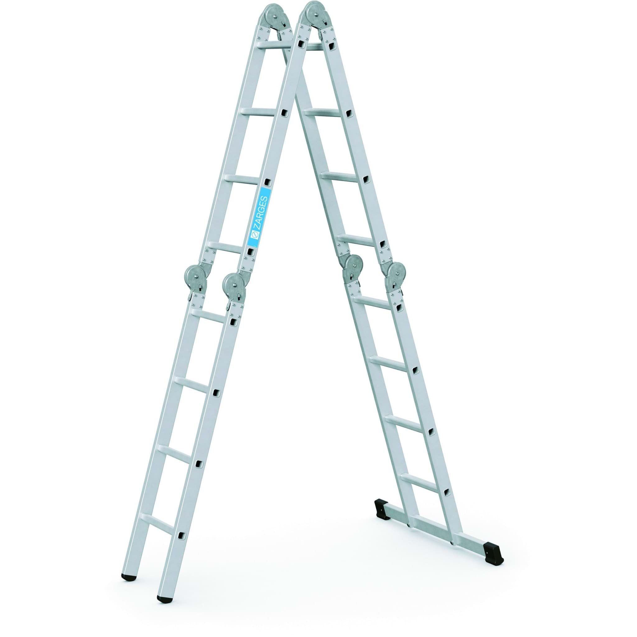 Imagen de Vielzweckleiter Multitec M 4x4 Sprossen Leiterlänge max 4,74 m Arbeitshöhe 5,50 m