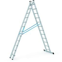 Bild von Kombileiter Combimaster Plus X 2x12 Sprossen Leiterlänge max 6,06m Arbeitshöhe 6,80 m
