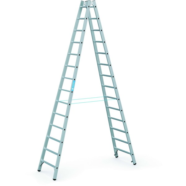 Bild von Stehleiter Coni B 2x14 Sprossen Leiterlänge 4,02 m Arbeitshöhe 5,10 m