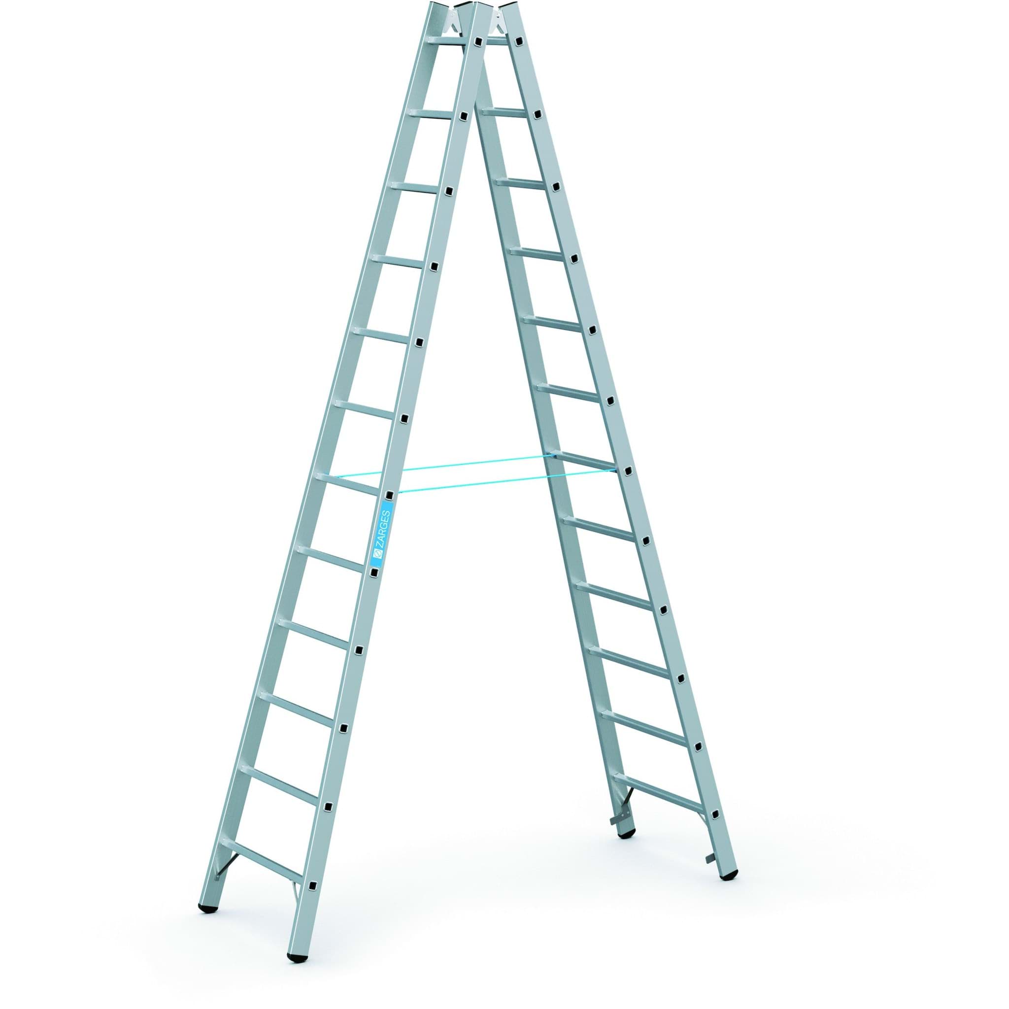 Imagen de Stehleiter Coni B 2x12 Sprossen Leiterlänge 3,46 m Arbeitshöhe 4,60 m