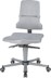 Bild von Bimos Arbeitsstuhl 9813-1000 Sintec 2 grau Sitzhöhe 430-580 mm mit Rollen