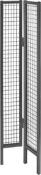 Bild von Vario-Eckelement Trennwandsystem Vario B480/480xH2200mm RAL7037 Drahtgitter